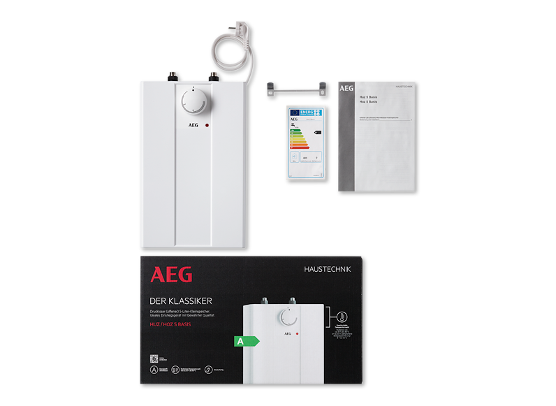 AEG Druckloser Kleinspeicher HUZ 5 Öko Comfort EEK A 5l 222164 2 KW Steckerferti